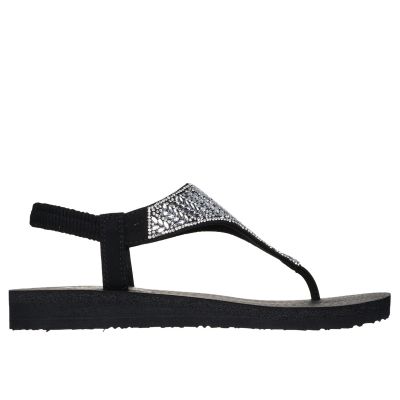 9. Sandały Skechers Meditation - Glamorous Muse W 119774-BLK
