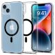 Etui Spigen Ultra Hybrid Mag z MagSafe na iPhone 14 Plus - przezroczysto-czarne