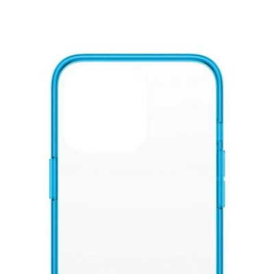 3. Etui PanzerGlass ClearCase antybakteryjne z certyfikatem Military Grade na iPhone 13 Pro - przezroczysto-niebieskie