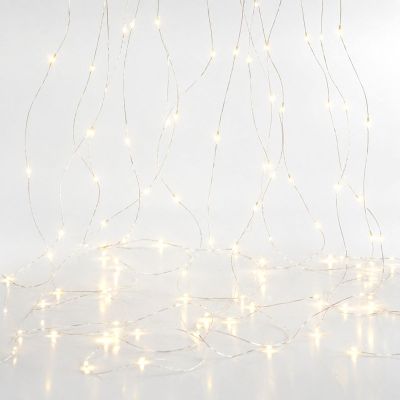 2. LAMPKI CHOINKOWE KASKADA ŚWIETLNA WATERFALL ZEW 200 LED CIEPŁY BIAŁY