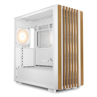 4. Pokrowiec Sharkoon Rebel C70G RGB ATX 1xSzkło białe