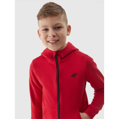 5. Bluza dresowa z kapturem na zamek chłopięca 4F Junior