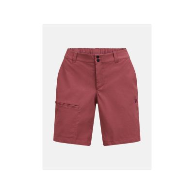 Szorty damskie PEAK PERFORMANCE W Iconiq Shorts kolor czerwony