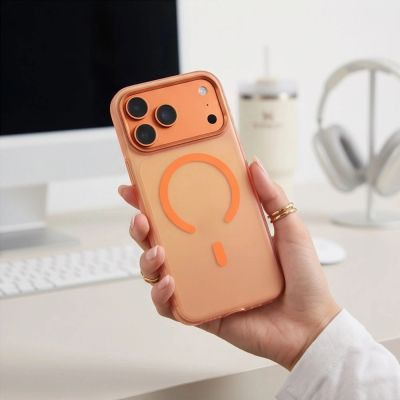 7. Etui Tech-Protect MagZero MagSafe na iPhone 17 Pro Max / 18 Pro Max - pomarańczowe matowe