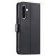 12. Etui na Samsung Galaxy A37 5G skórzane z portfelem funkcją podstawki i paskiem na ramię - czarne