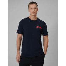 T-shirt regular gładki męski 4F 4FRSS26TTSHM3992-31S