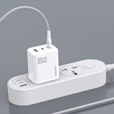 5. Ładowarka sieciowa Dudao A29C 65W GaN + kabel USB-C - biała