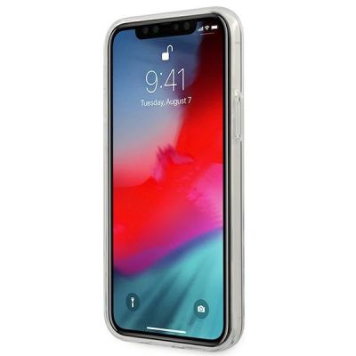 5. Etui AMG Electroplate Black&White na iPhone 12 / 12 Pro - przezroczyste