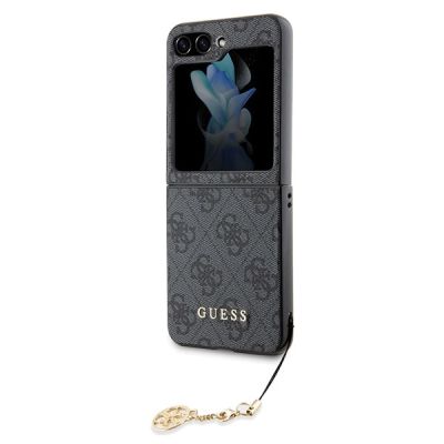 6. Etui Guess 4G Charms Collection na Samsung Galaxy Z Flip 5 - szare