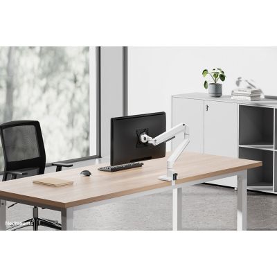 10. Neomounts DS70-250WH1 uchwyt / stojak do monitorów 88,9 cm (35") Biurko Biały