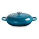 6. Żeliwny garnek Le Creuset 21180306422430, 30 cm zielony