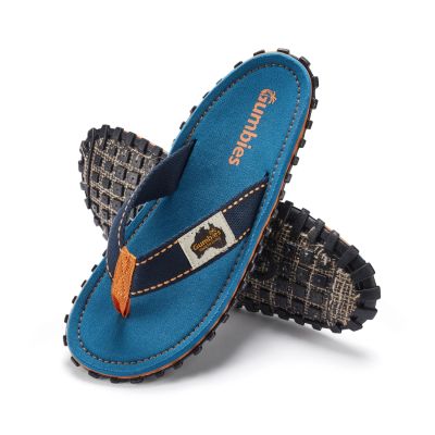 2. Gumbies japonki unisex ISLANDER FLIP-FLOP TRICOLOR BLUE