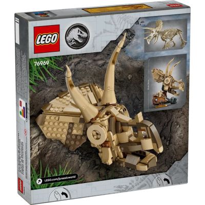 2. LEGO JURASSIC WORLD 76969 Szkielety dinozaurów: czaszka triceratopsa