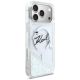 4. Etui Karl Lagerfeld Liquid Glitter Karl Script Logo MagSafe na iPhone 17 Pro Max - przezroczyste