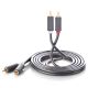 7. Kabel Ugreen AV104 10520 audio 2RCA (męski) / 2RCA (męski) 5m - szary