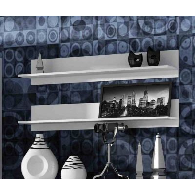 Półka 125cm (2szt) SOHO biały mat