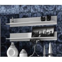 Półka 125cm (2szt) SOHO biały mat