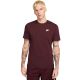 Koszulka męska Nike Club Tee burgundowa AR4997 652