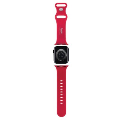 2. Pasek Hello Kitty Silicone Kitty Head na Apple Watch 38/40/41mm - czerwony