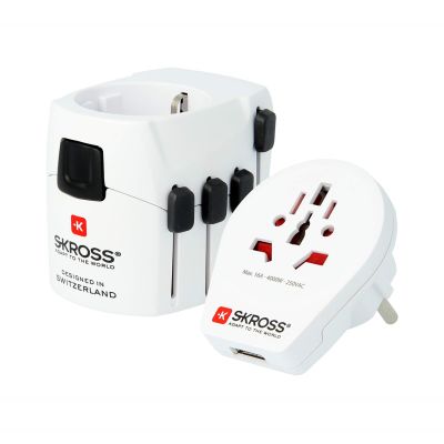2. Skross PRO – World & USB Biały