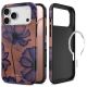 Etui Tech-Protect Lamano MagSafe na iPhone 18 Pro / 17 Pro - granatowo-brązowe