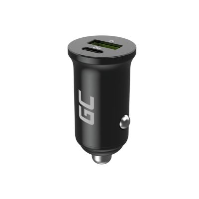 3. GREEN CELL ŁADOWARKA SAMOCHODOWA GC POWERRIDE NANO38 38W 6A 1X USB-C 1X USB-A