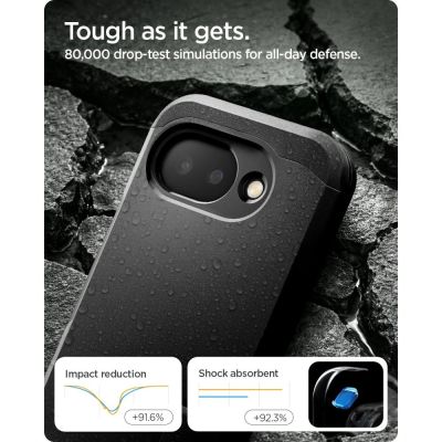 11. Etui Spigen Tough Armor Mag MagSafe na Google Pixel 10A - czarne