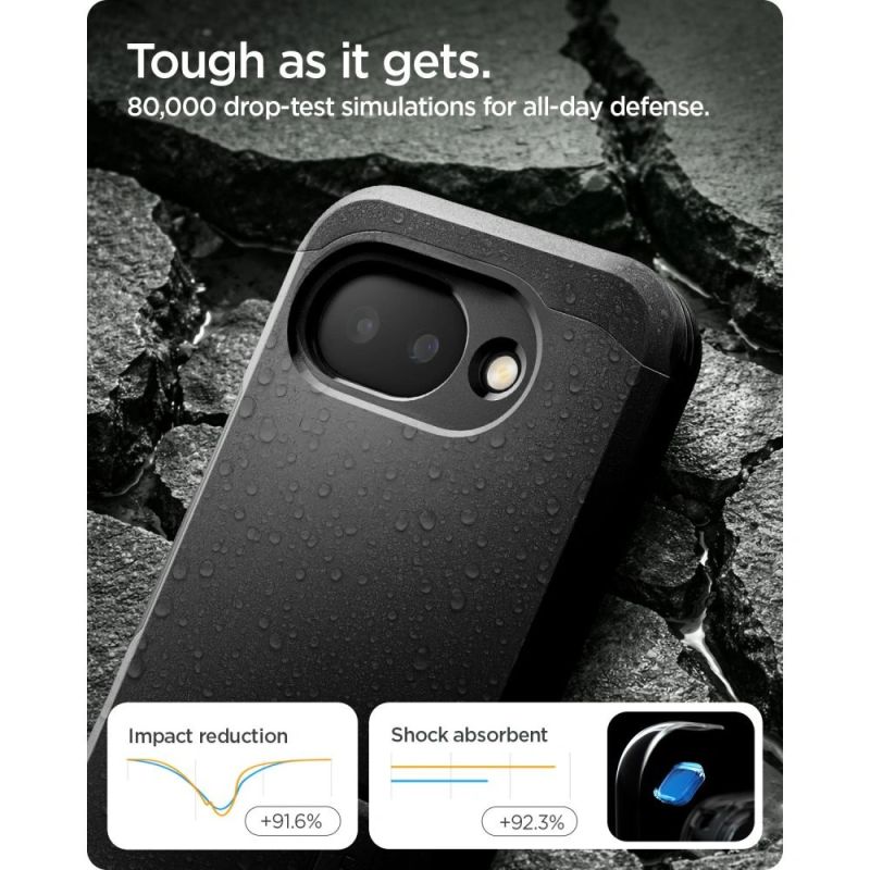 11. Etui Spigen Tough Armor Mag MagSafe na Google Pixel 10A - czarne