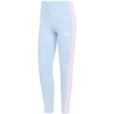 2. Legginsy damskie adidas Essentials 3-Stripes Cotton błękitne KD2352
