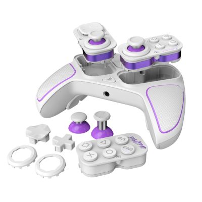10. PDP 052-002-WH kontroler gier Fioletowy, Biały RF/USB Gamepad Analogowa/Cyfrowa PC, PlayStation 4, PlayStation 5