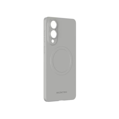 4. Etui silikonowe AMAZINGTHING Minimal Air Case z pierścieniem magnetycznym do Samsung Galaxy S25 Edge - szare