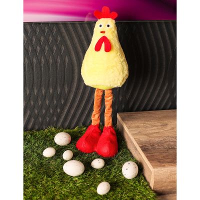 9. KURA NA TELESKOPACH 40-48CM DEKORACJA WIOSENNA