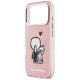 6. Etui Karl Lagerfeld Karl & Choupette Back MagSafe na iPhone 17 Pro Max - różowe