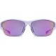 4. Okulary rowerowe Uvex Sportstyle 806 - purple fade/mirror purple