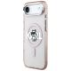 2. Etui Karl Lagerfeld IML Choupette Sketch Logo MagSafe na iPhone 17 Air - różowe