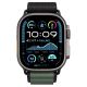 4. Pasek Pasek Spigen WBF1 na Apple Watch 44 / 45 / 46 / 49 mm - czarno-zielony