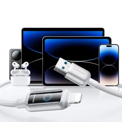 12. Kabel Joyroom S-A55 StarFlight 3A USB-A - Lightning 1,2m - biały