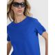 T-shirt oversize z nadrukiem damski 4F 4FWSS25TTSHF2238-36S