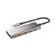 Conceptronic HUBBIES15G huby i koncentratory USB 3.2 Gen 2 (3.1 Gen 2) Type-C 10000 Mbit/s Szary