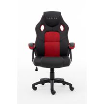 Raptor Gaming 437764 fotel do gry Fotel dla gracza Obite siedzisko Czarny, Czerwony