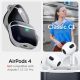 10. Etui Spigen Classic C1 na AirPods 4 - grafitowe