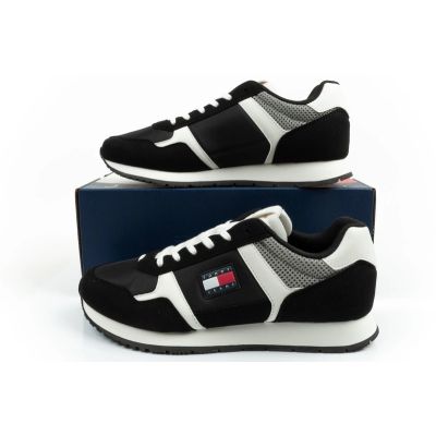 10. Tommy Hilfiger buty męskie sportowe Tjm Runner Casual czarne sneakersy