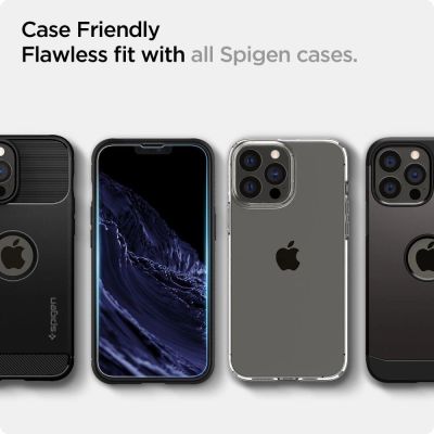 5. Szkło hartowane Spigen Glas.tR EZ Fit na iPhone 13 / 13 Pro / 14 / 16e / 17e- 2 szt.