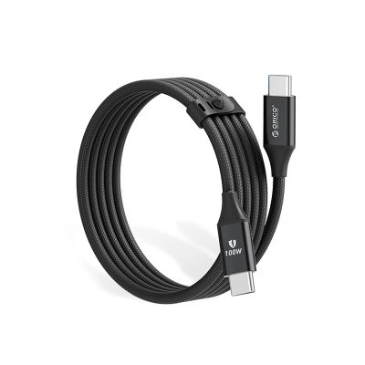 2. Kabel Orico CDX 100W 5A Power Delivery USB-C - USB-C 1m - czarny