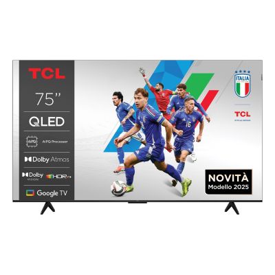 Telewizor TCL 75P79K QLED 75" 4K Ultra HD Google TV Dolby Atmos DVB-T2 Metaliczny