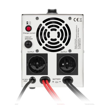5. Zasilacz awaryjny KEMOT PROsinus-1000 przetwornica z czystym przebiegiem sinusoidalnym i funkcją ładowania 12V 230V 1000VA/700W