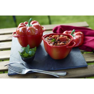 5. Mini Cocotte okrągły papryka STAUB 40500-325-0 - czerwony 470 ml