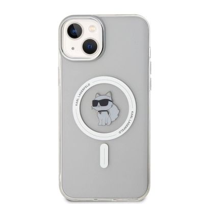 3. Etui Karl Lagerfeld IML Choupette MagSafe na iPhone 15 Plus - przezroczyste