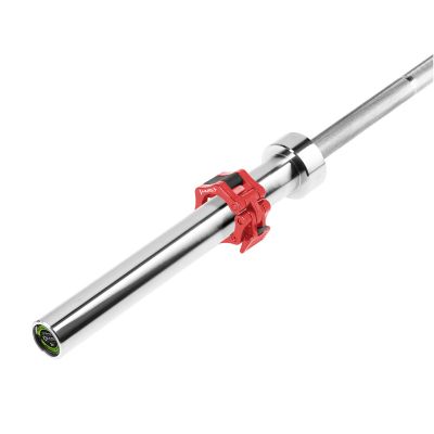 11. Gryf prosty olimpijski 20kg 2200mm GOP220 PRO + ZG1000R zaciski lock HMS