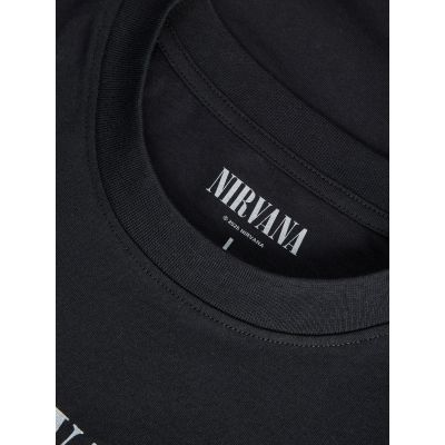 4. Jack&Jones koszulka t-shirt Nirvana JPRBLUNIRVANA SS TEE 12287521 BLACK
